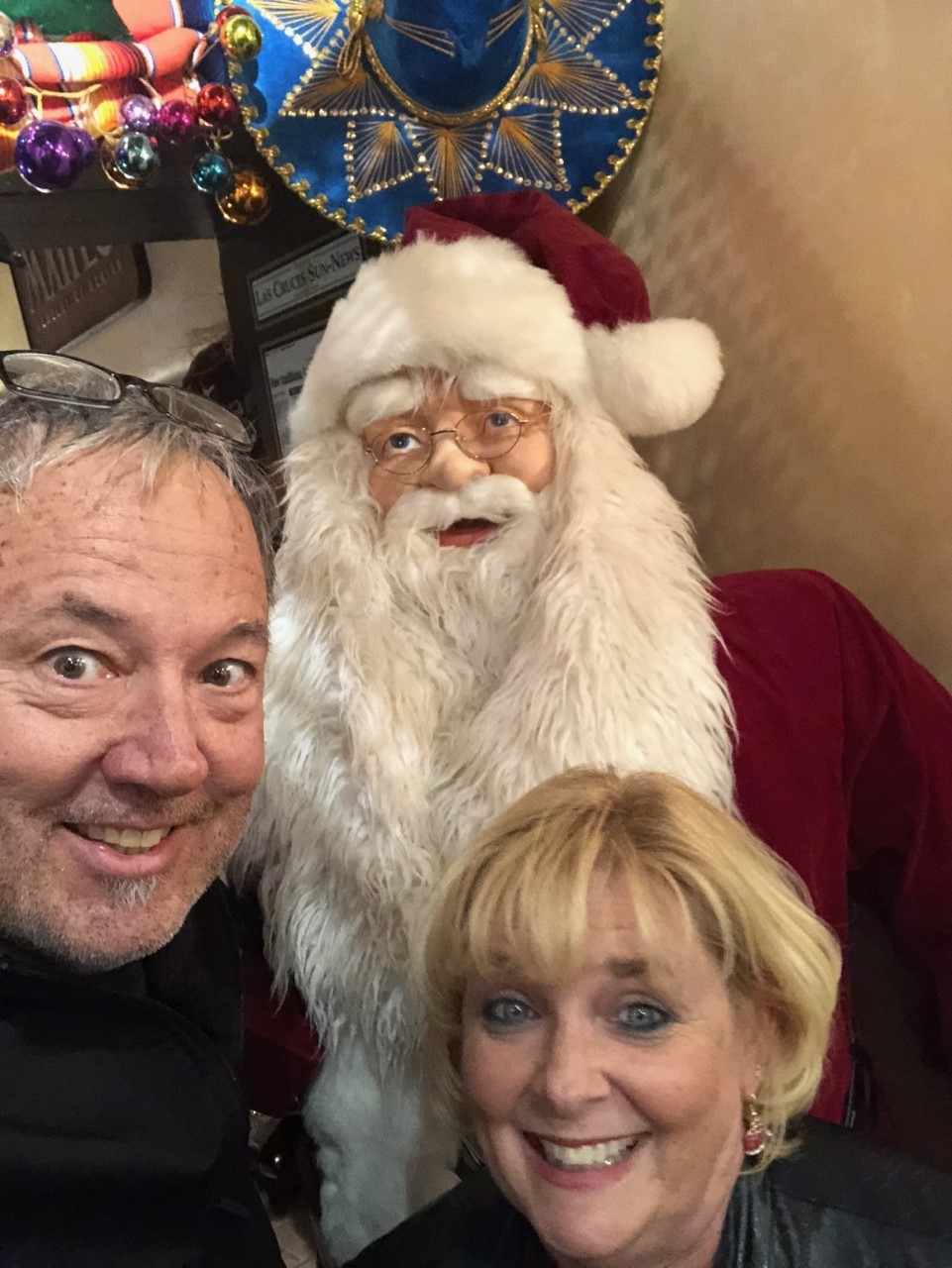 Ben And Cindy With Santa